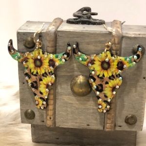 Steer Skull earrings